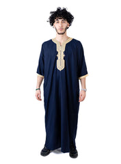 Premium Navy Blue Moroccan