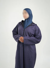 Her Stone Purple Hooded Suede