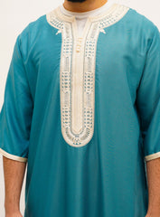 Teal Blue Moroccan