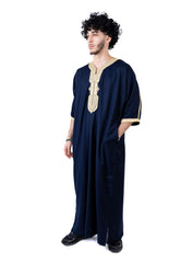 Premium Navy Blue Moroccan