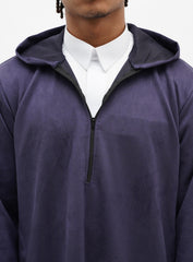 Stone Purple Hooded Suede