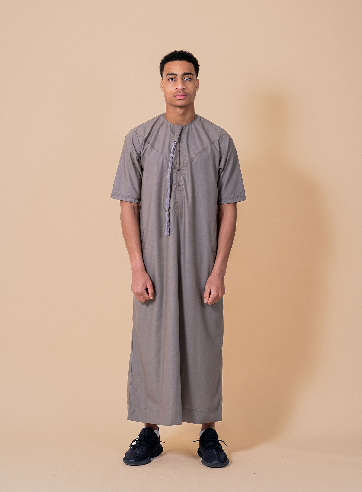 Stone Brown Half Sleeve Emirati