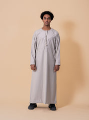 Emir Stone Beige Embroidered