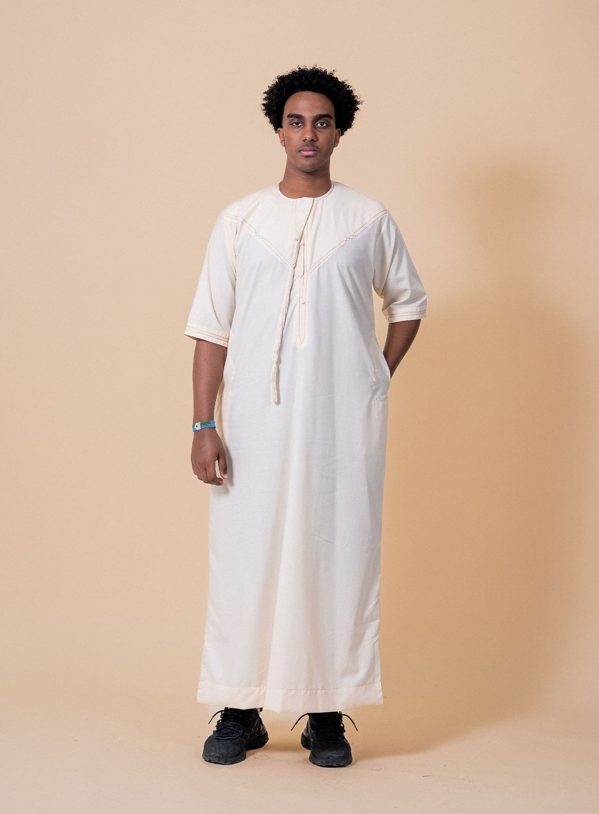 Cream Half Sleeve Emirati