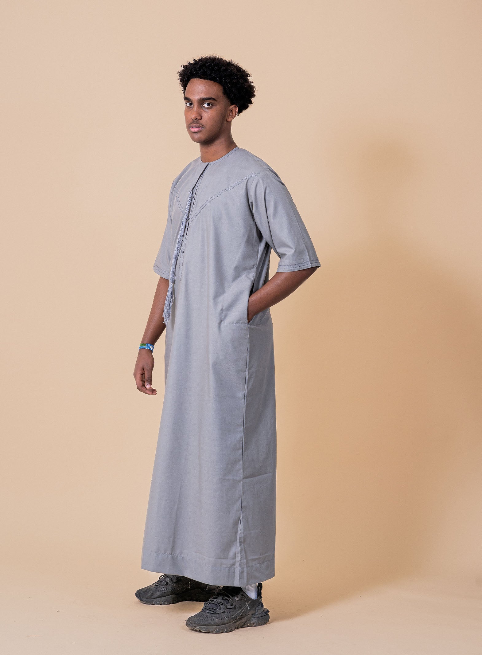 Dove Grey Half Sleeve Emirati