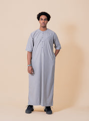 Dove Grey Half Sleeve Emirati