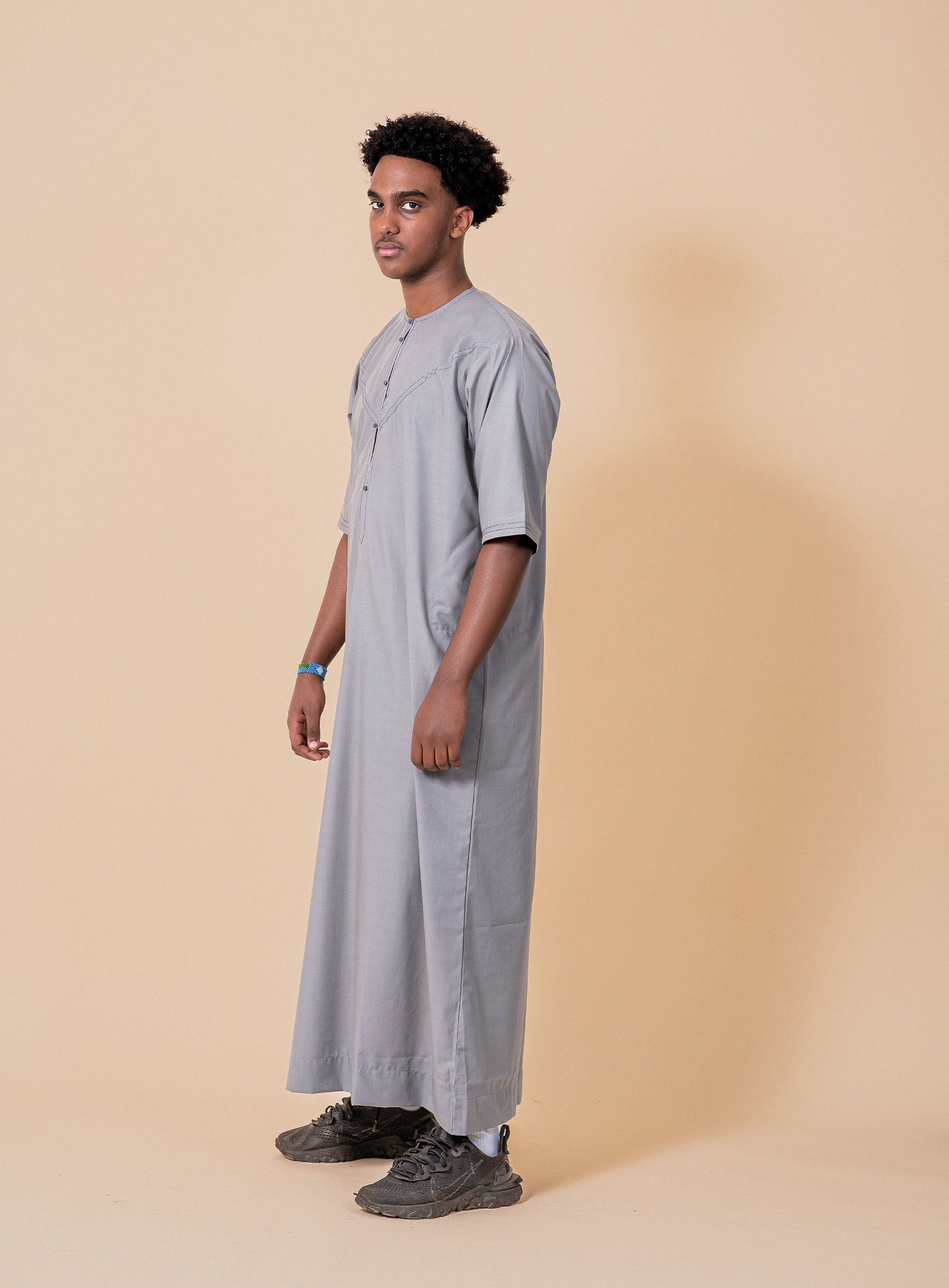 Dove Grey Half Sleeve Emirati