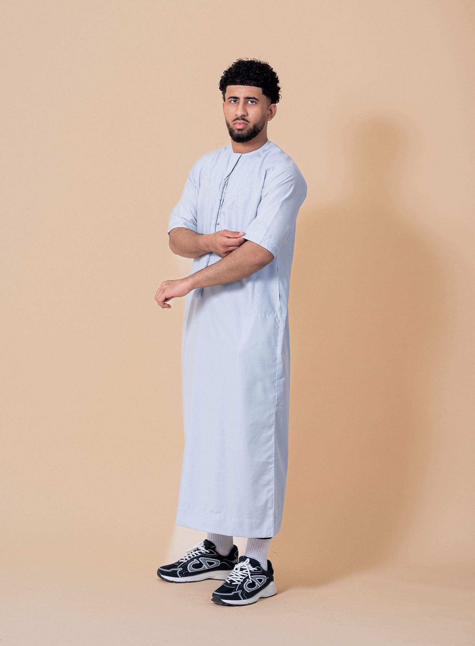 Baby Blue Half Sleeve Emirati