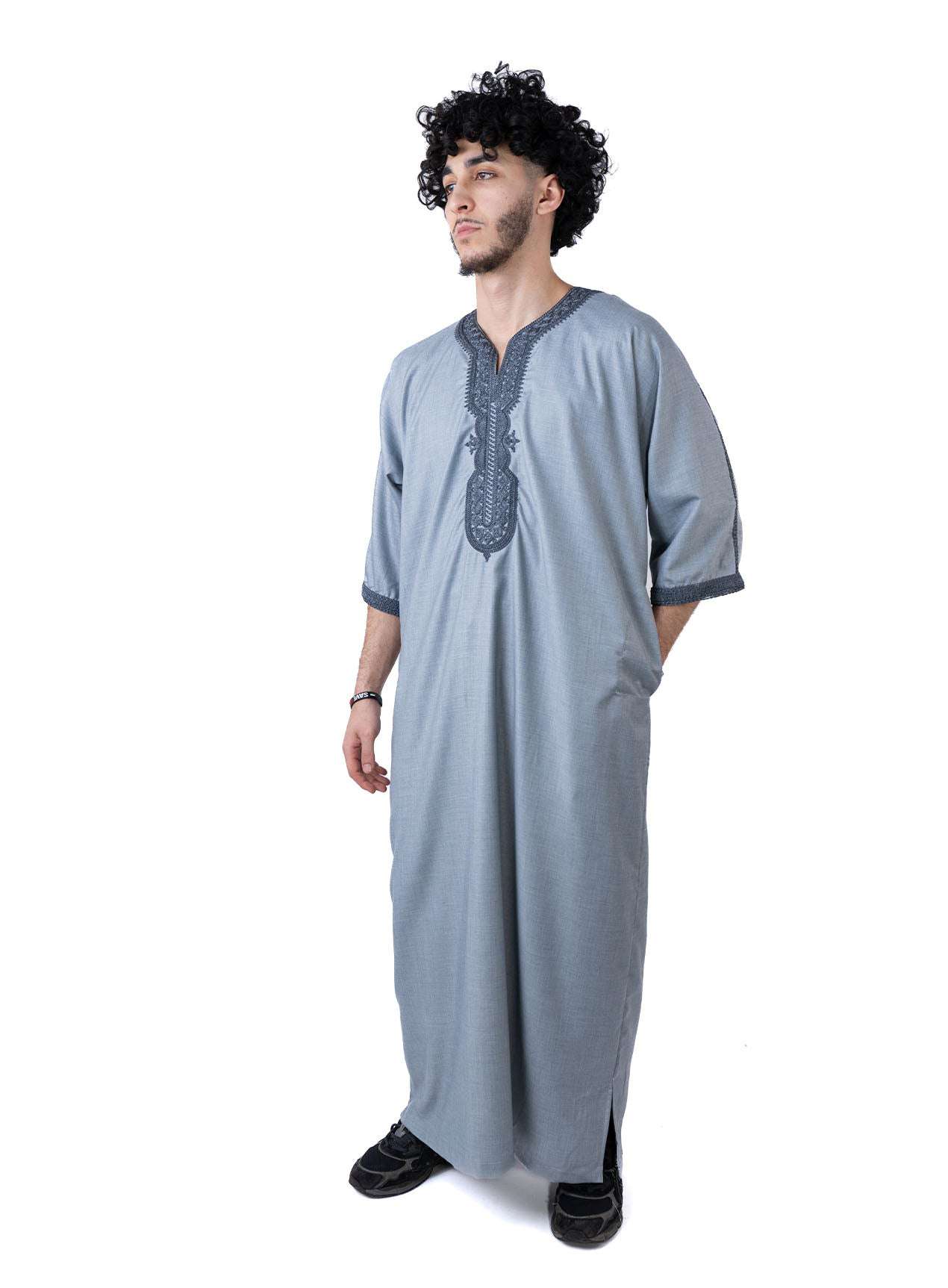 Premium Light Grey Moroccan