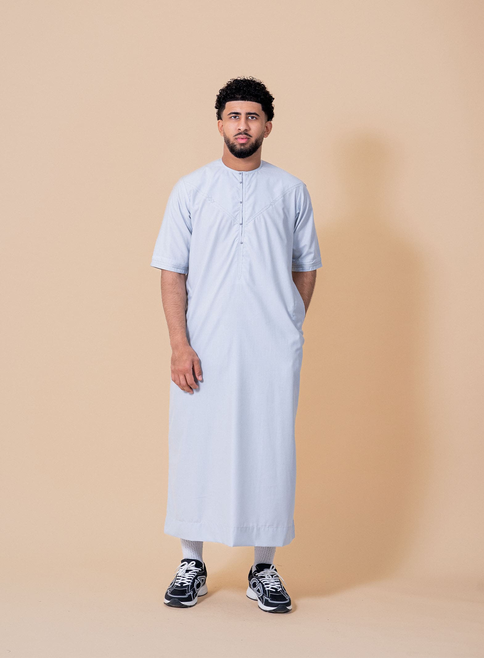 Baby Blue Half Sleeve Emirati