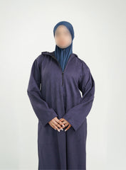 Her Stone Purple Hooded Suede