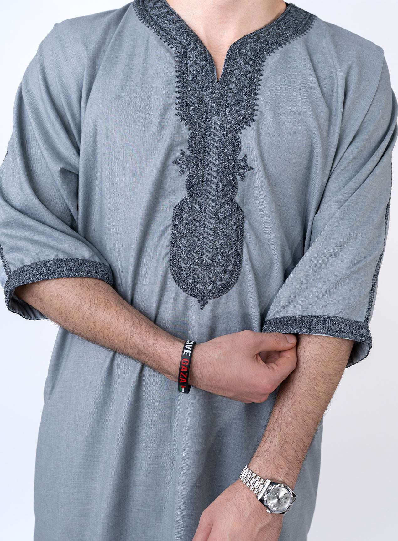 Premium Light Grey Moroccan